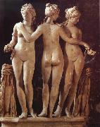 unknow artist The Three Graces oil painting on canvas